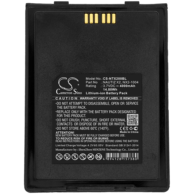 Batteri till Streckkodsläsare för Handheld Nautiz X2