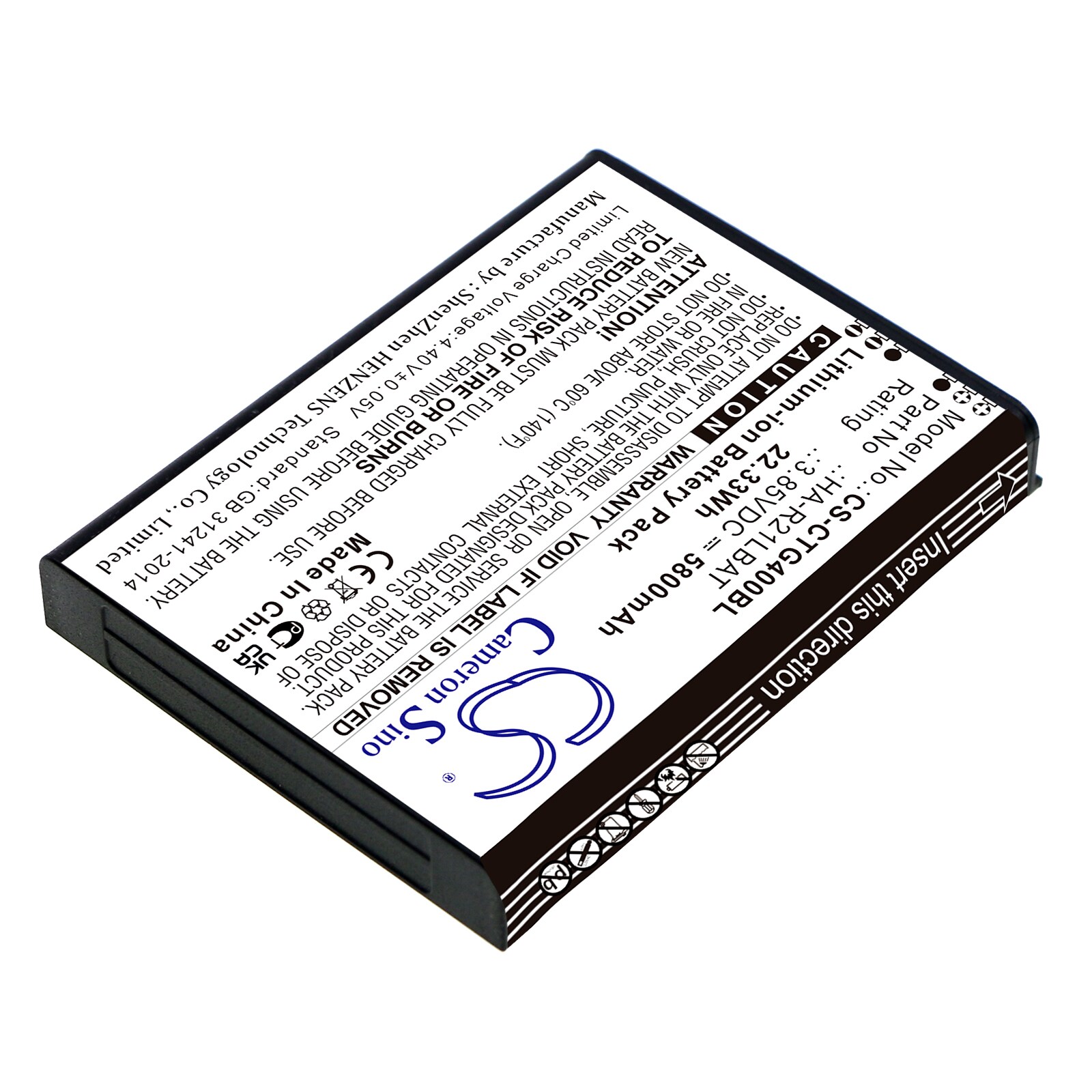 Batteri till Streckkodsläsare för Casio IT-G400