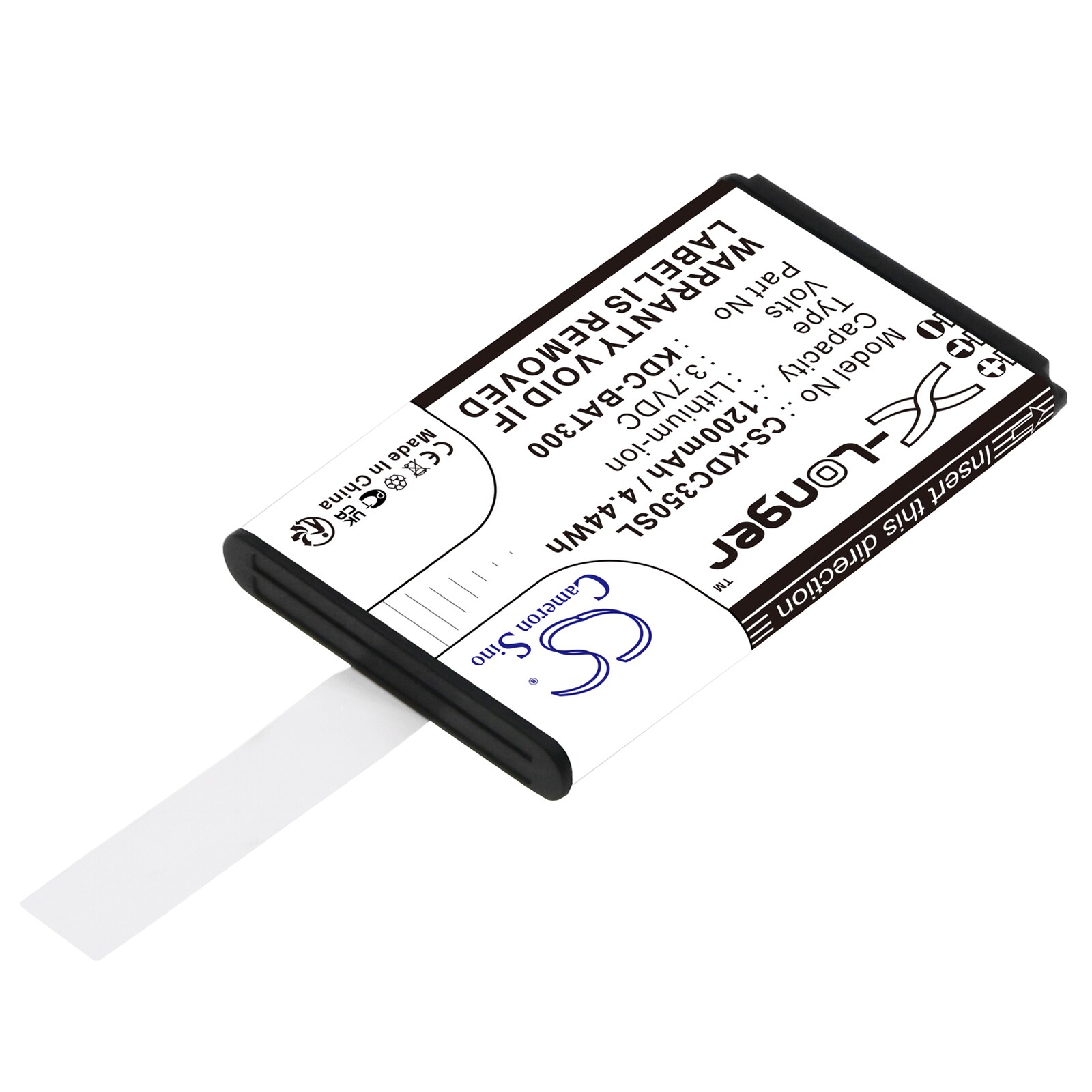 Batteri till Streckkodsläsare för KOAMTAC KDC-300, KDC-250, KDC350R2 m.fl.
