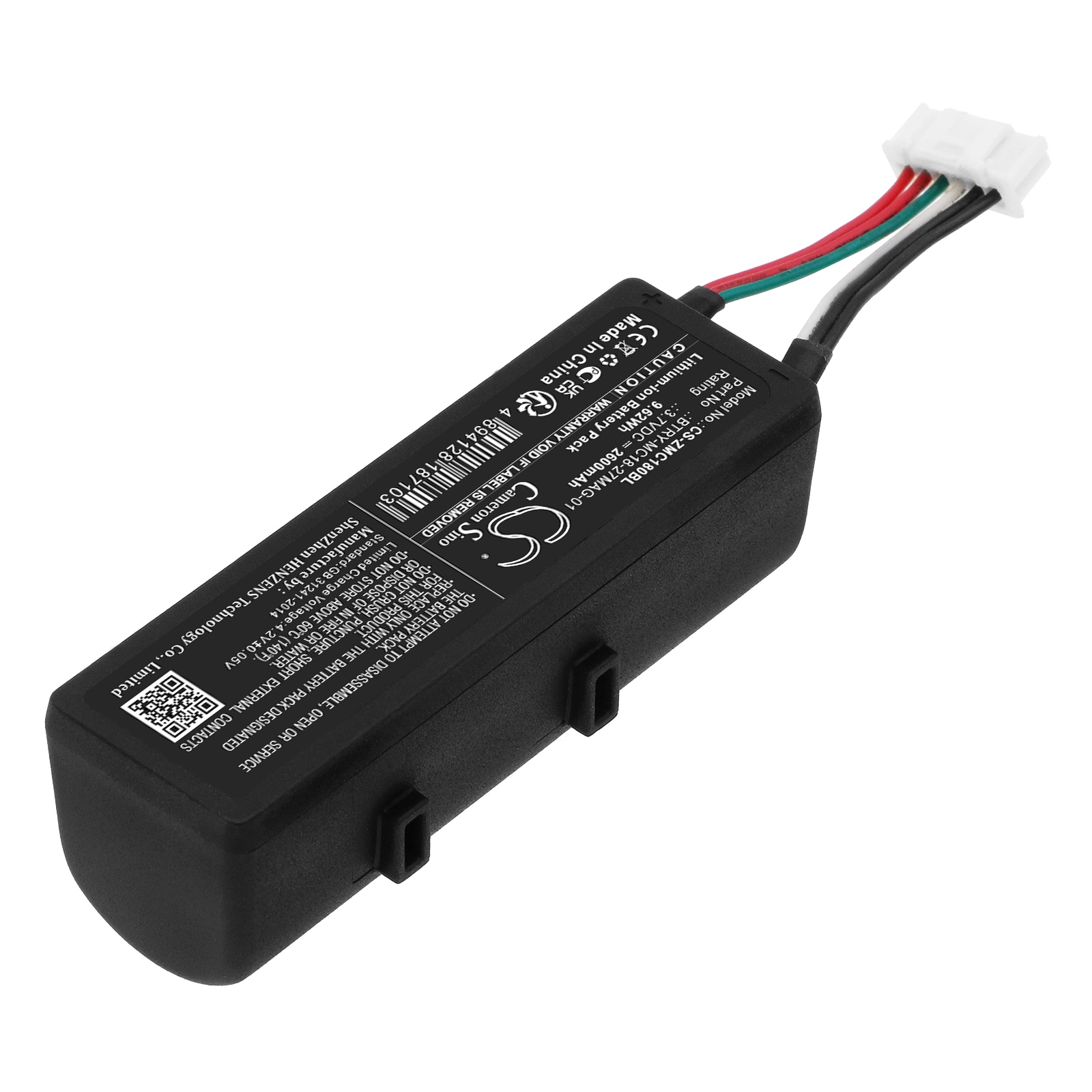 Batteri till Streckkodsläsare för Zebra MC18, MC18N0