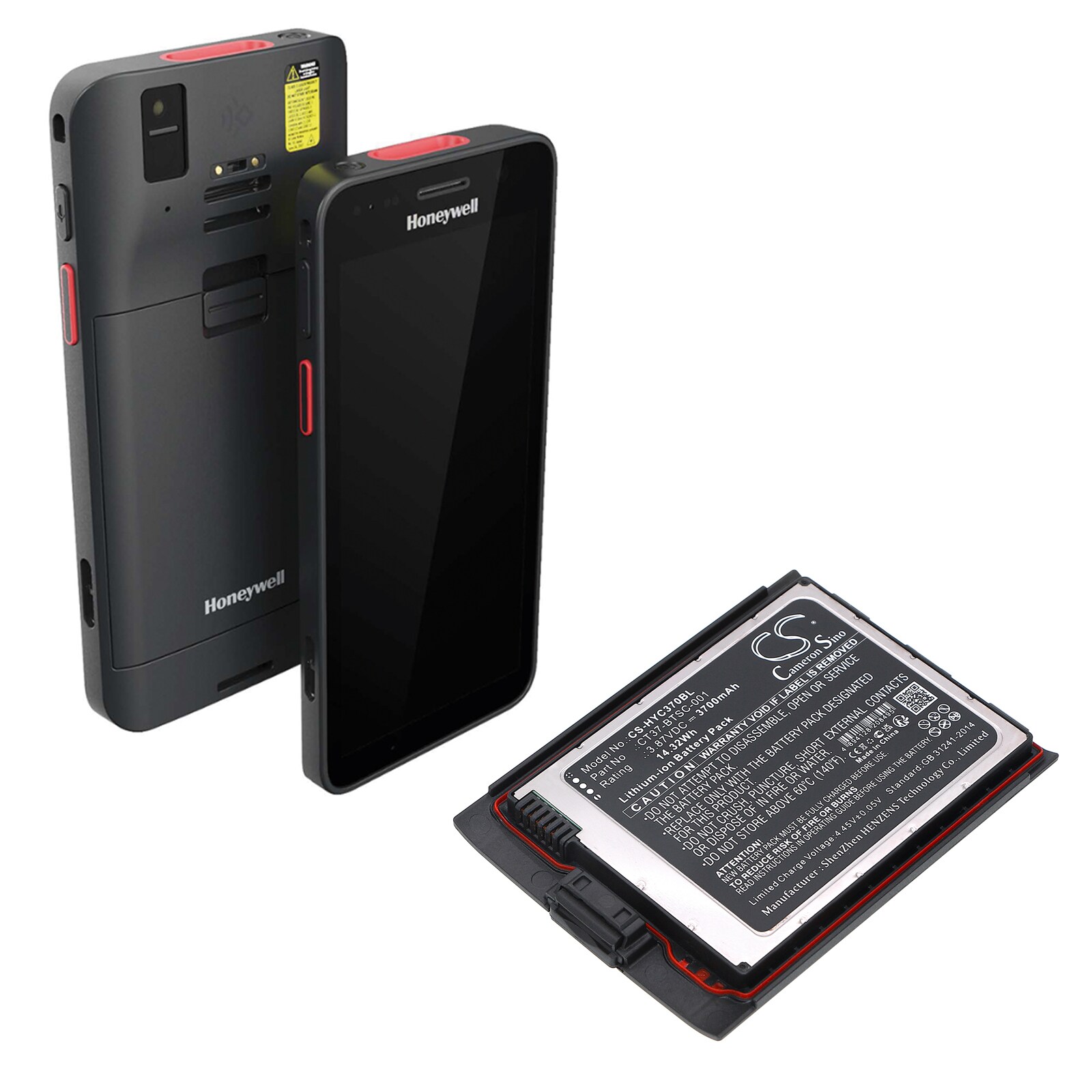 Batteri till Streckkodsläsare för Honeywell CT30 XP Mobile Computer, CT37
