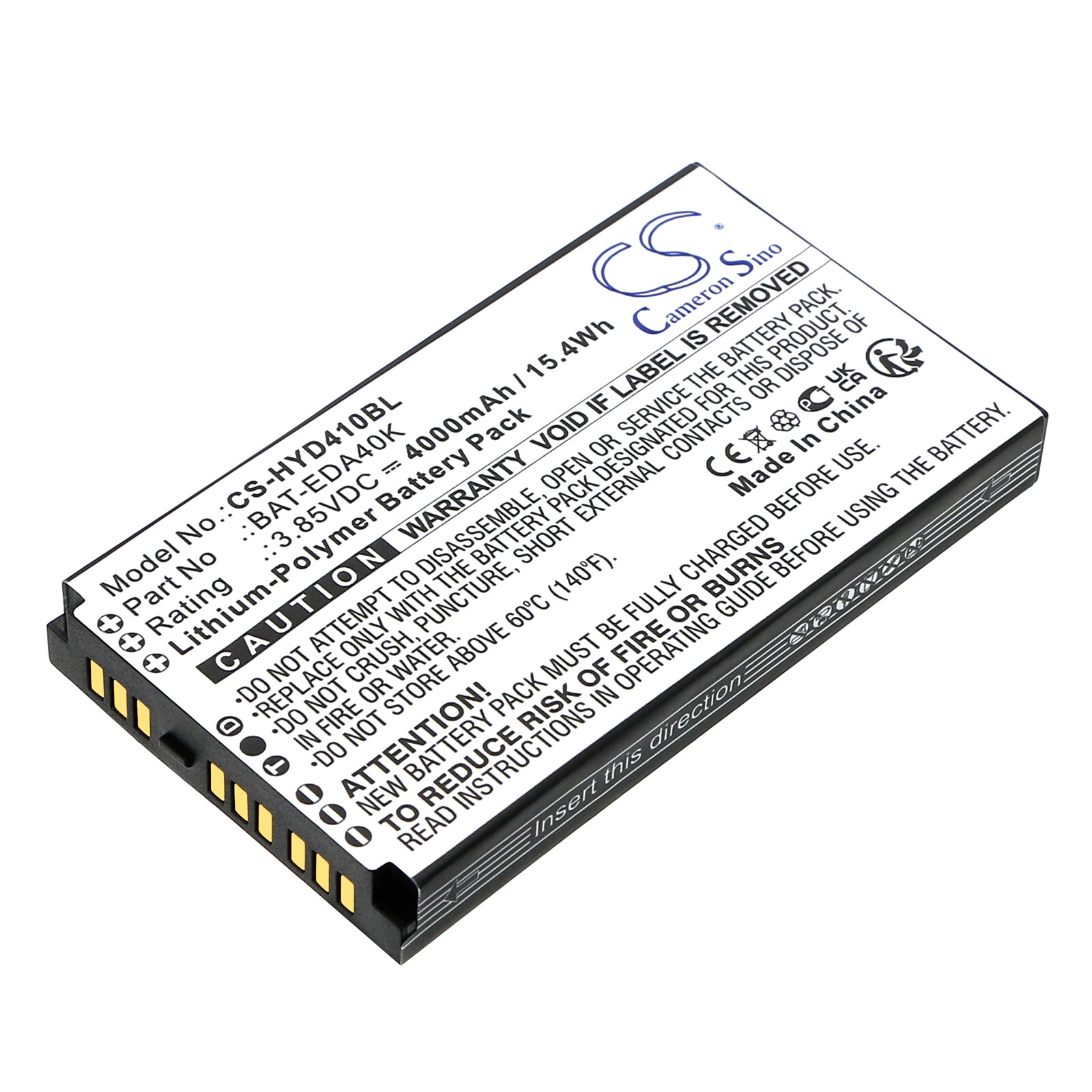 Batteri till Streckkodsläsare för Honeywell EDA40K