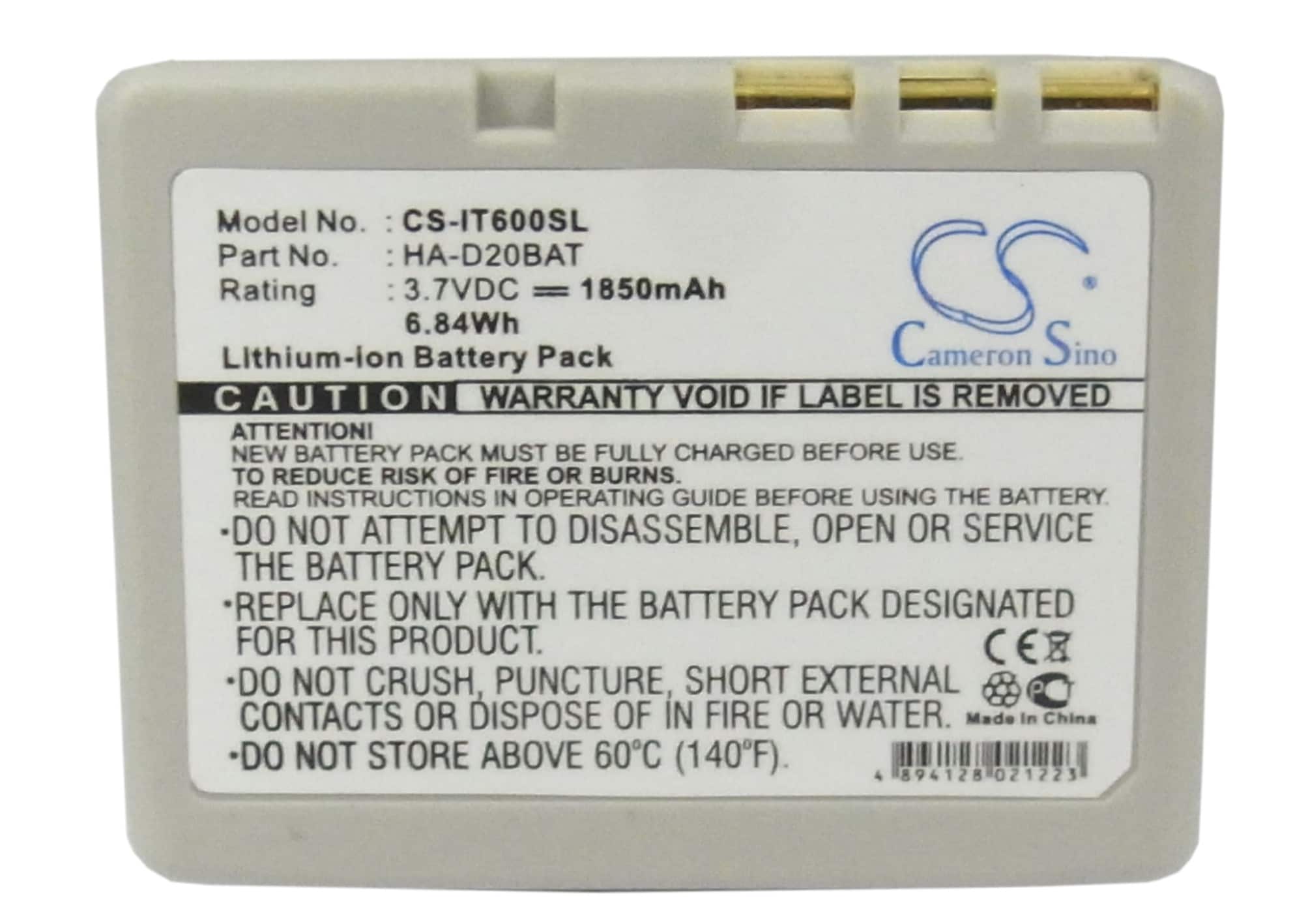Batteri till Streckkodsläsare för Casio IT-600, IT-300, IT-G500 m.fl.
