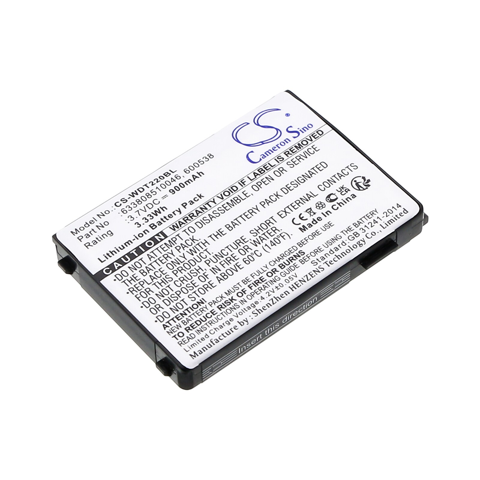 Batteri till Streckkodsläsare för PSC PT40