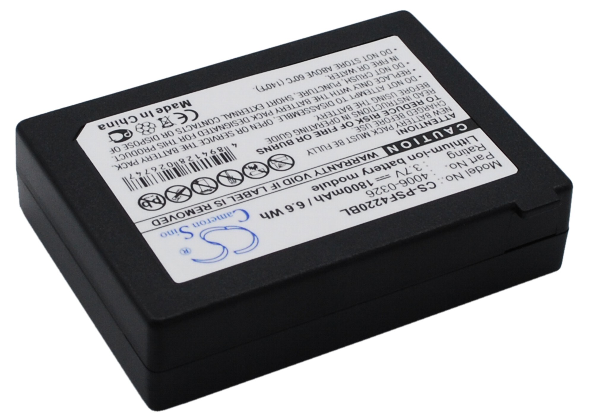 Batteri till Streckkodsläsare för PSC Falcon 4220