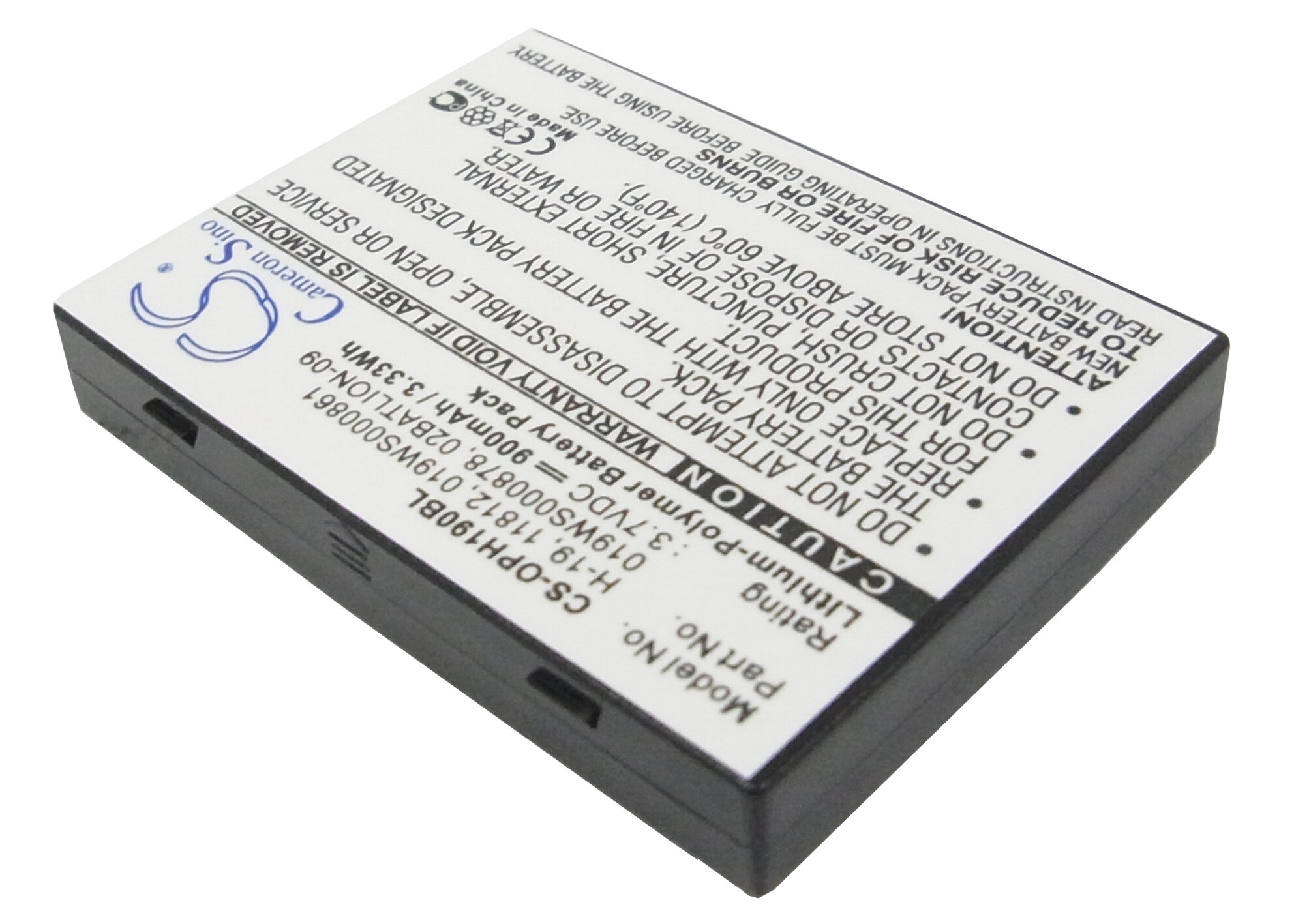 Batteri till Streckkodsläsare för Opticon H-19, H-19a, H-19d m.fl.