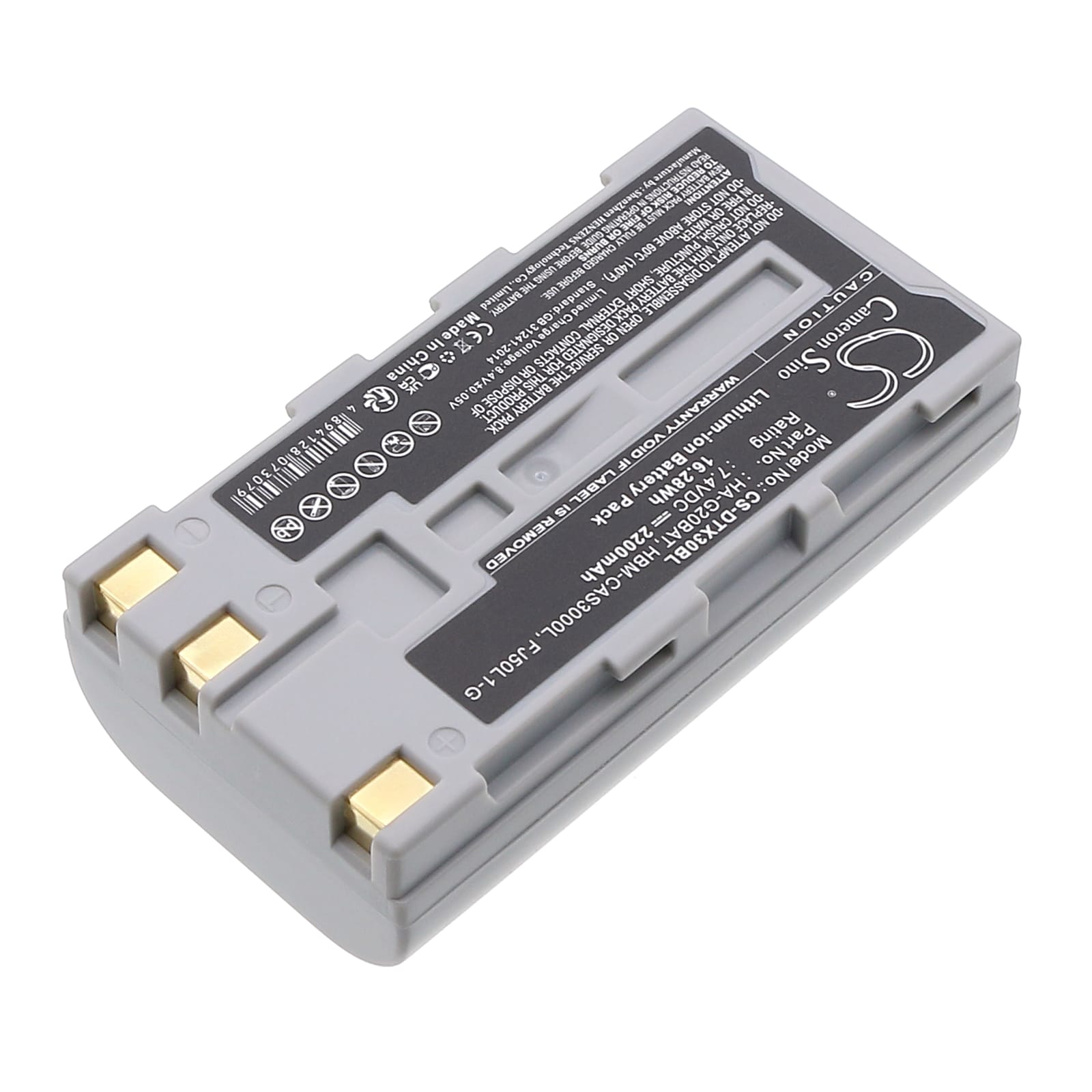 Batteri till Streckkodsläsare för Hioki LR8511, LR8510