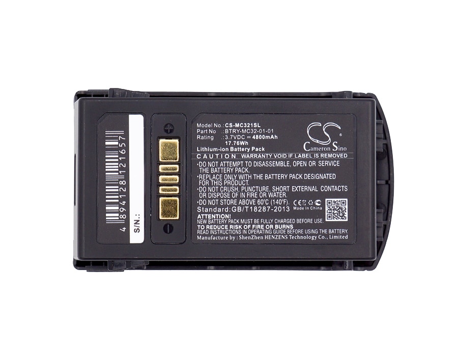 Batteri till Streckkodsläsare för Zebra MC3200, MC32N0, MC32N0-S
