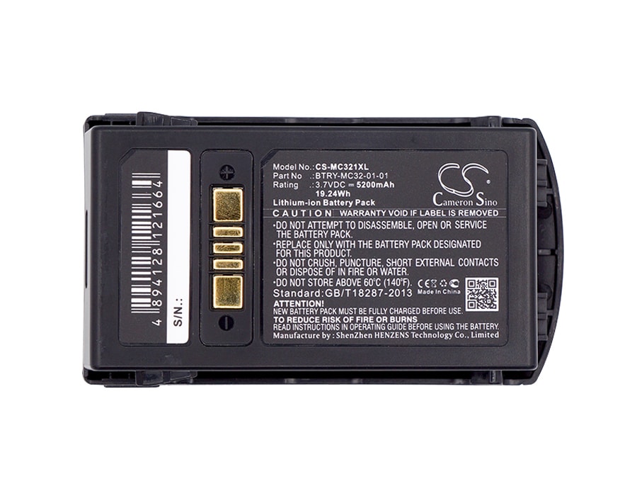 Batteri till Streckkodsläsare för Zebra MC3200, MC32N0, MC32N0-S