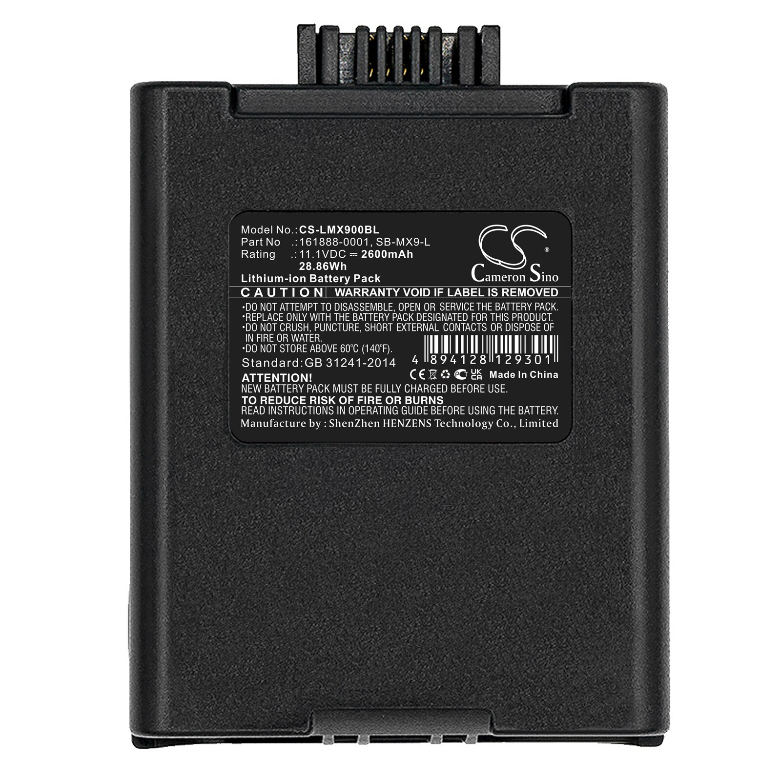 Batteri till Streckkodsläsare för Honeywell MX9383, MX9382, MX9381 m.fl.
