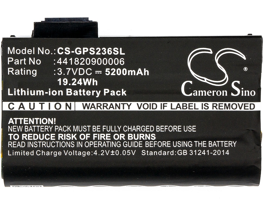 Batteri till Streckkodsläsare för Getac PS236, PS336, PS236C