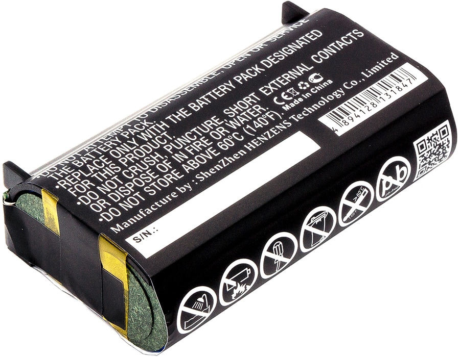 Batteri till Streckkodsläsare för Getac PS236, PS336, PS236C