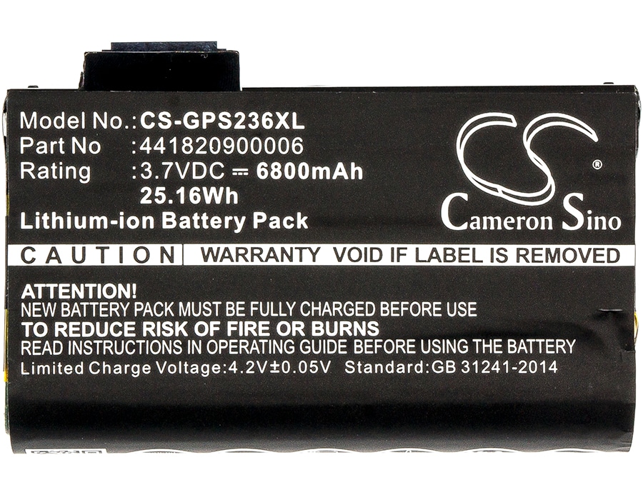 Batteri till Streckkodsläsare för Getac PS236, PS336, PS236C