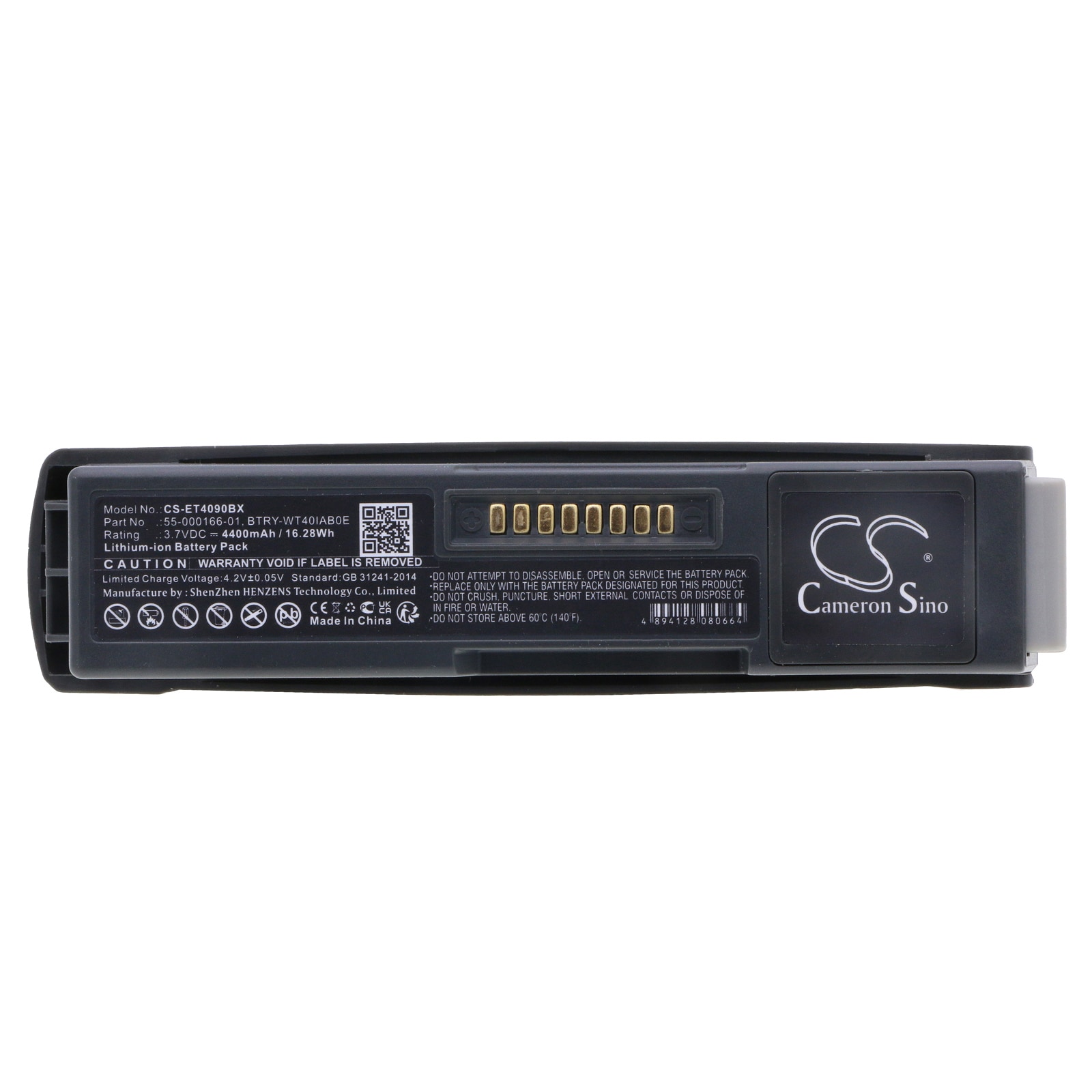 Batteri till Streckkodsläsare för Zebra WT41N0, WT4000, WT4090