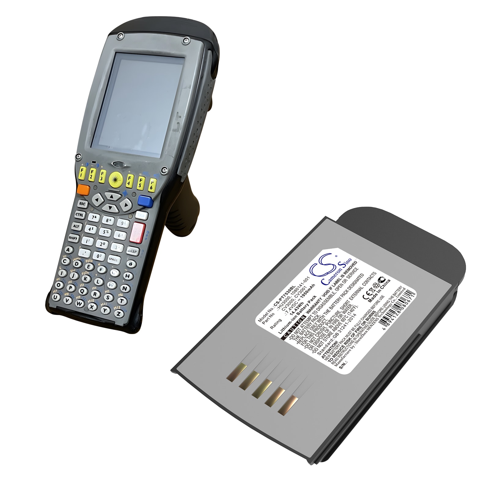 Batteri till Streckkodsläsare för Psion Teklogix 7535, Teklogix 7535LX