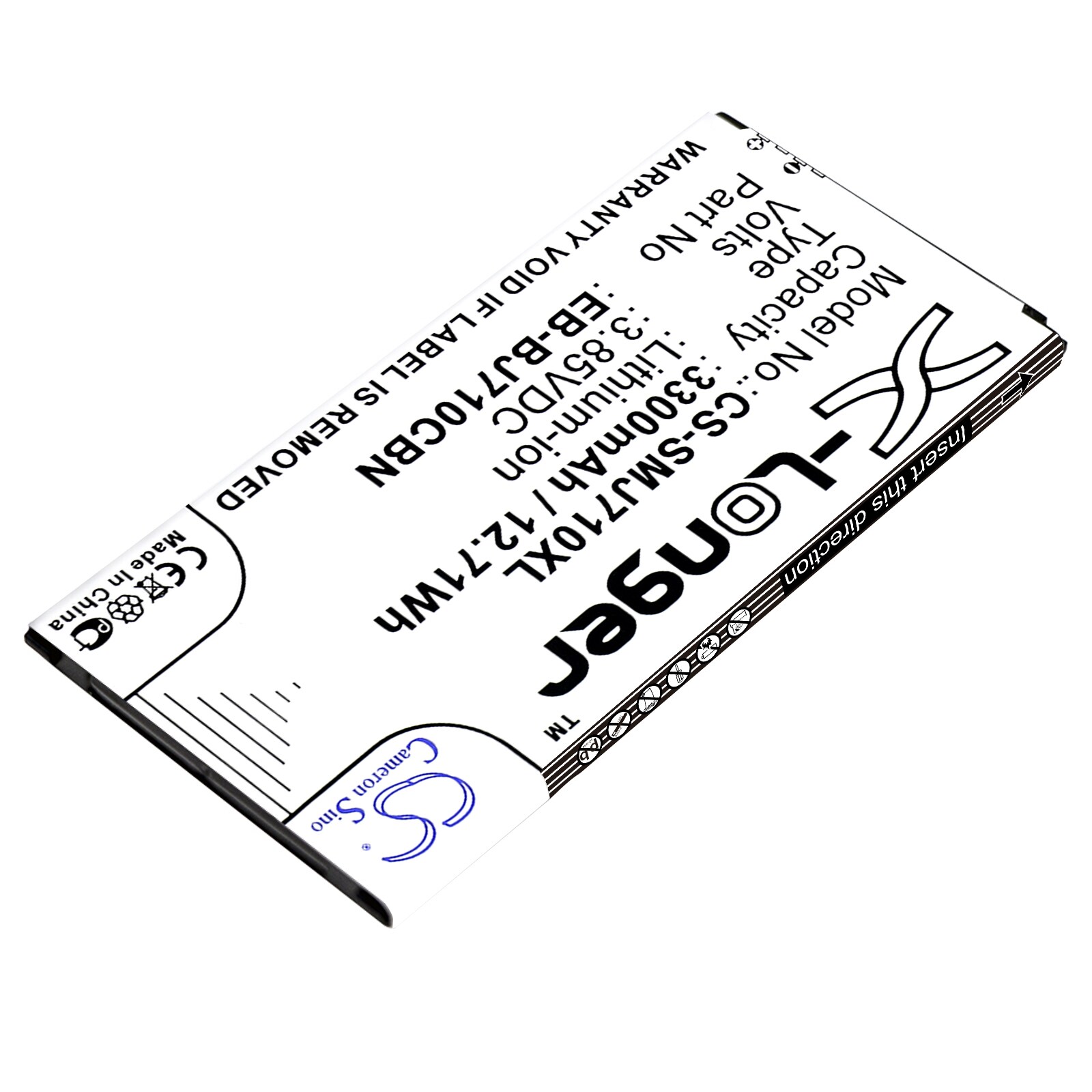 Batteri till SmartPhone, Mobil för Samsung SM-J7109, SM-J7108 m.fl.