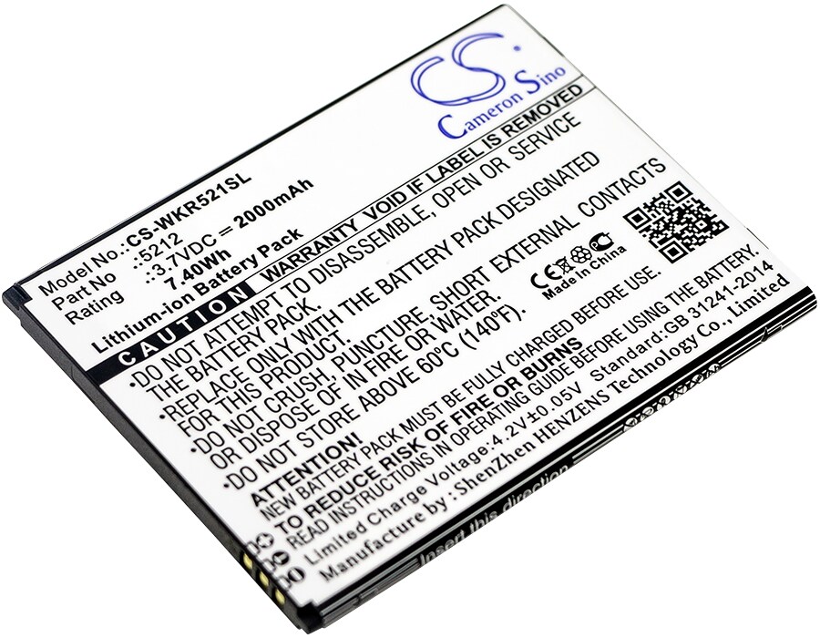 Batteri till SmartPhone, Mobil för Wiko Robby