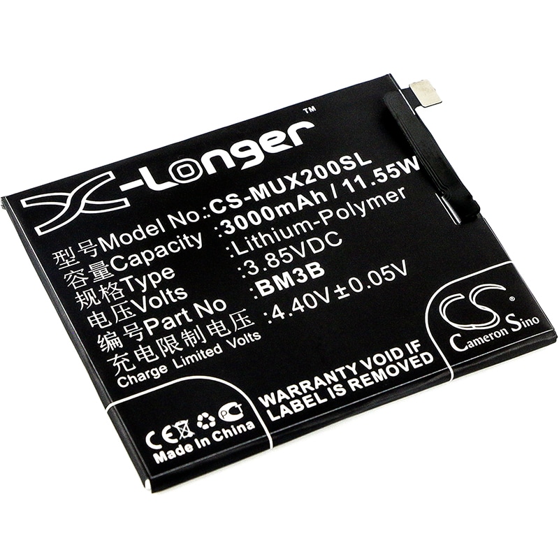 Batteri till SmartPhone, Mobil för Xiaomi Mix 2, MDE5, Mi Mix 2S m.fl.