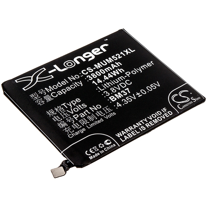 Batteri till SmartPhone, Mobil för Xiaomi Mi 5s Plus ( China Version )