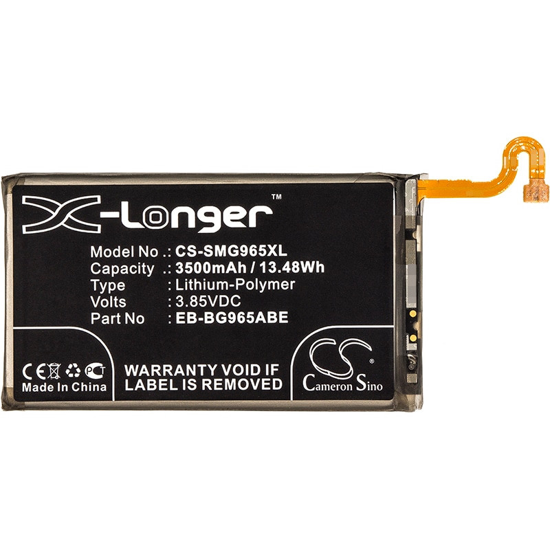 Batteri till SmartPhone, Mobil för Samsung Galaxy S9 Plus, Galaxy S9+, SM-G9650/DS m.fl.