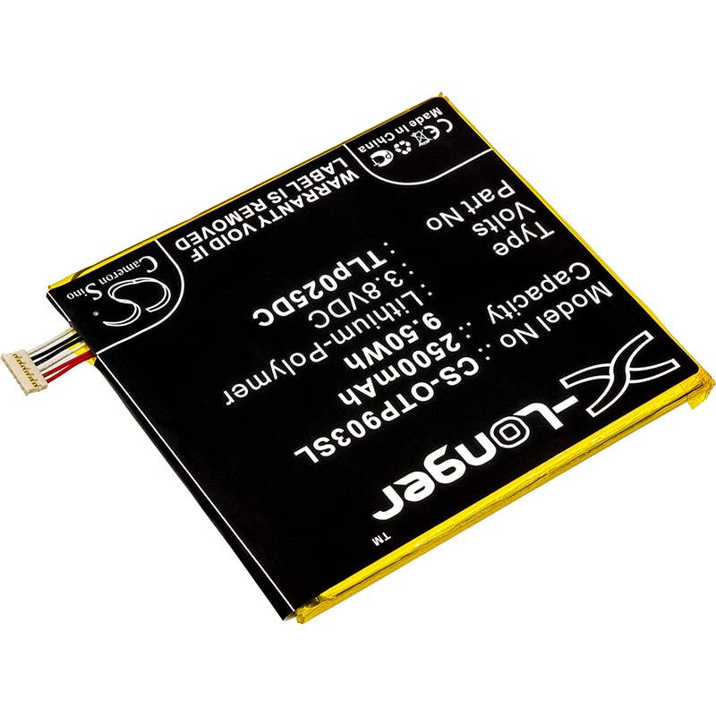 Batteri till SmartPhone, Mobil för Alcatel OT-8050D, One Touch Pixi 4 6.0 m.fl.