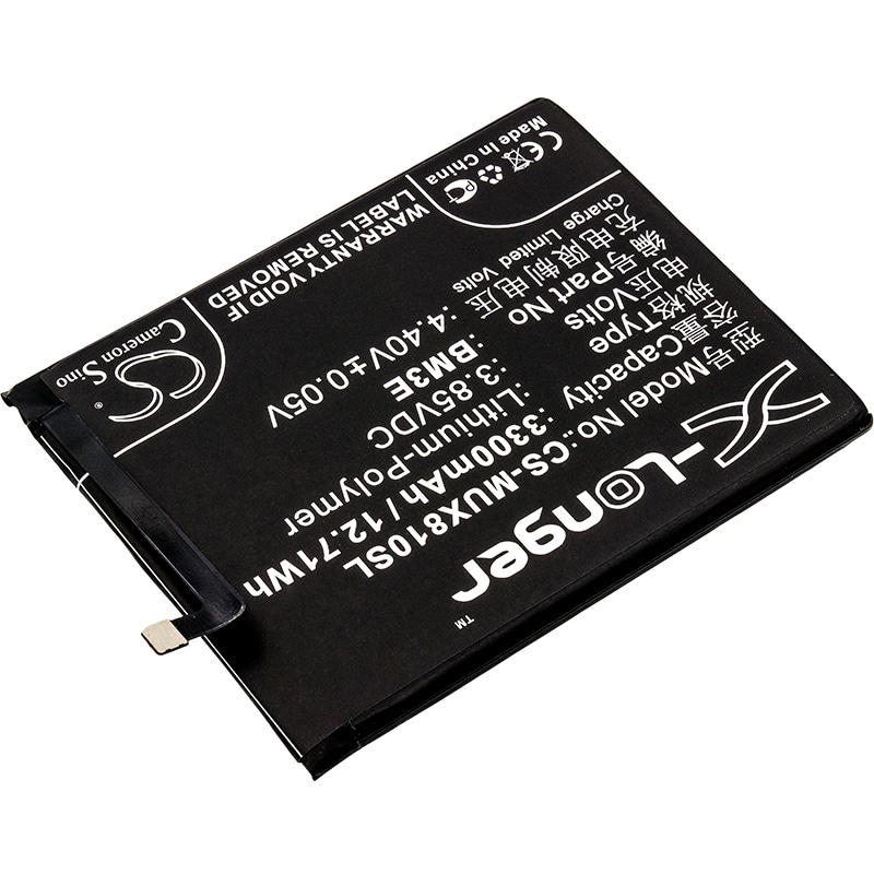 Batteri till SmartPhone, Mobil för Xiaomi Mi 8, Mi 8 Dual SIM TD-LTE, M1803E1C m.fl.