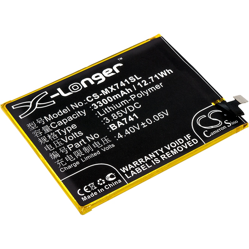 Batteri till SmartPhone, Mobil för Meizu E2, E2 Dual SIM, E2 Dual SIM TD-LTE m.fl.