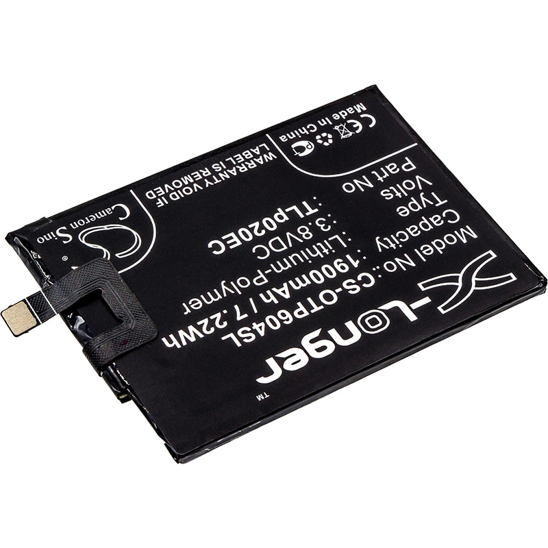 Batteri till SmartPhone, Mobil för Alcatel One Touch Pop Up, OT-6044 m.fl.