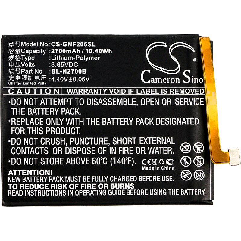 Batteri till SmartPhone, Mobil för GIONEE F205, F205L
