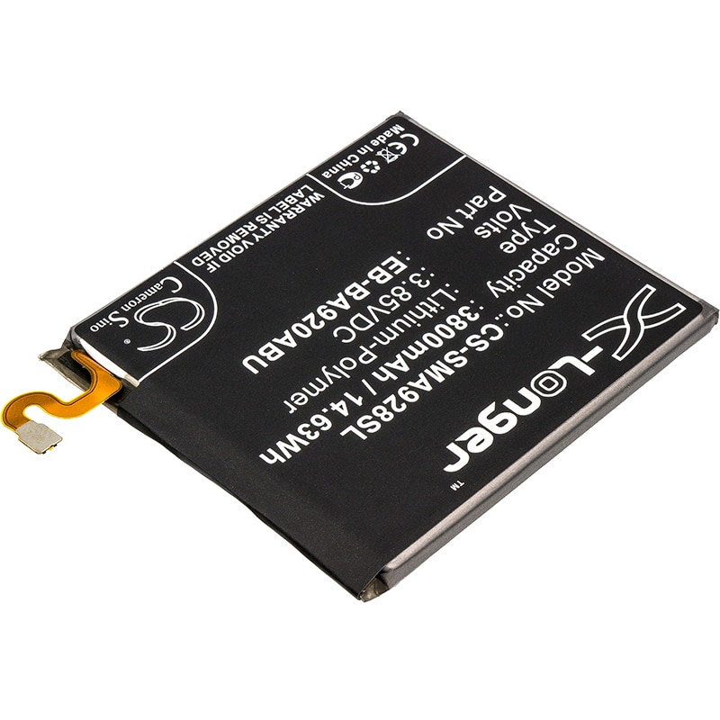 Batteri till SmartPhone, Mobil för Samsung Galaxy A9 2018, SM-A920F, SM-A920F/DS m.fl.