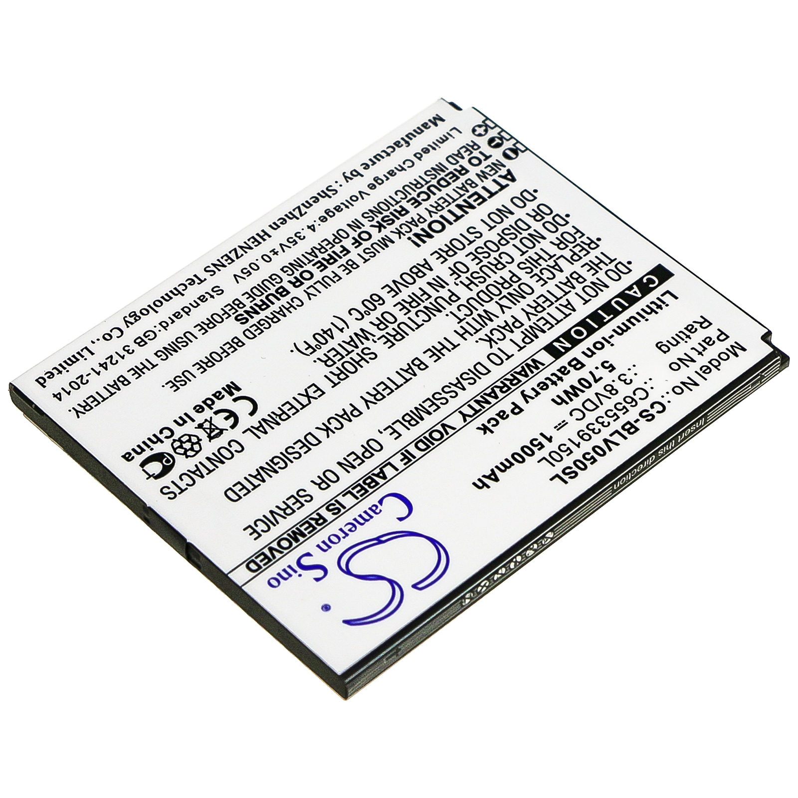 Batteri till SmartPhone, Mobil för BLU Vivo 5 Mini, V050