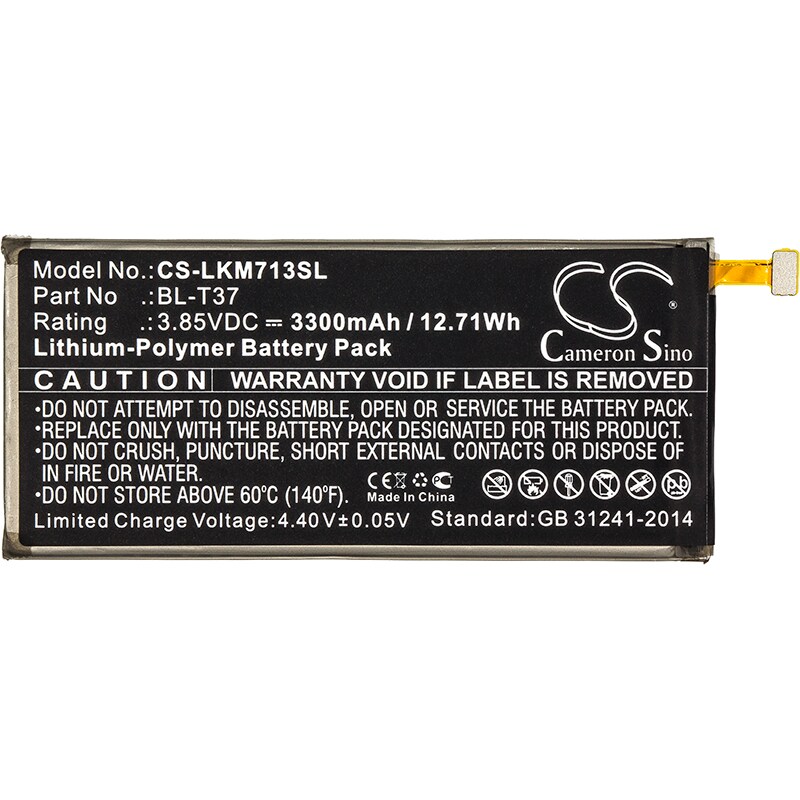 Batteri till SmartPhone, Mobil för LG Q8 2018, Q815L, Q815S m.fl.