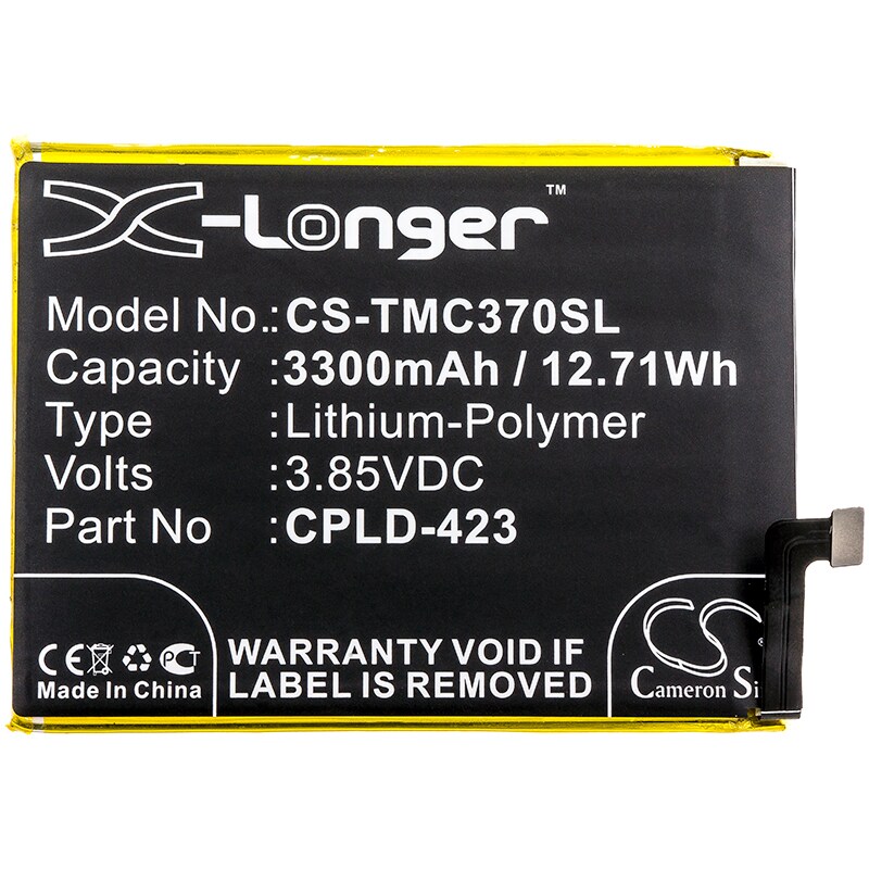Batteri till SmartPhone, Mobil för T-Mobile Revvl Plus, C3701A