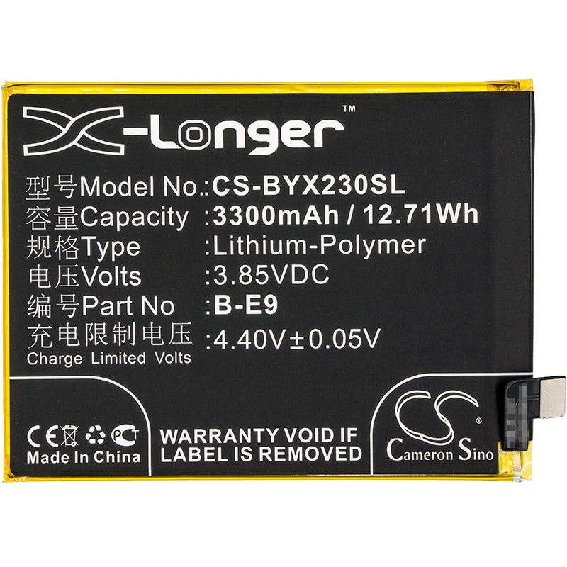Batteri till SmartPhone, Mobil för VIVO X23, X23 Dual SIM, X23 Dual SIM TD-LTE m.fl.