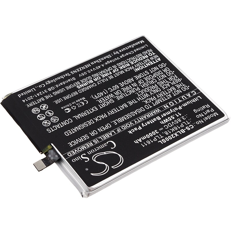 Batteri till SmartPhone, Mobil för BLU Life One X2, L0090, L0091UU