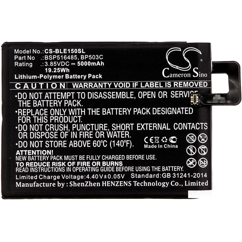 Batteri till SmartPhone, Mobil för BLU Energy X Plus 2, E150, E150Q
