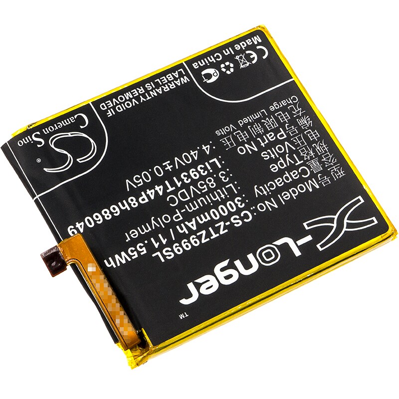 Batteri till SmartPhone, Mobil för ZTE Axon M, Axon M LTE-A, Z-01K m.fl.