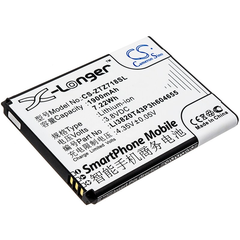 Batteri till SmartPhone, Mobil för ZTE Z718, Z718TL, Jasper Lte m.fl.