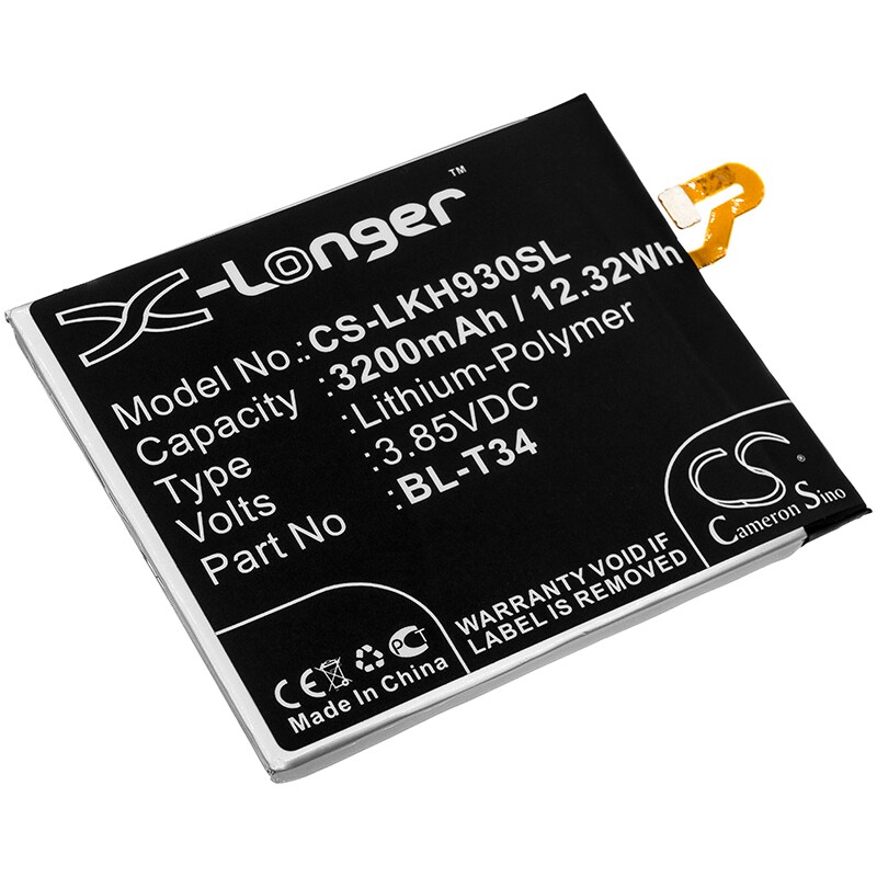 Batteri till SmartPhone, Mobil för LG V30, V30S, H930 m.fl.