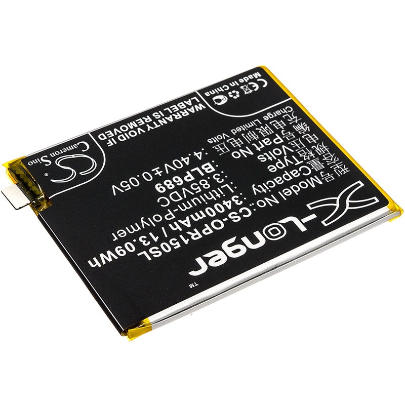 Batteri till SmartPhone, Mobil för OPPO R15x, R15x Dual SIM, PBCT10 m.fl.