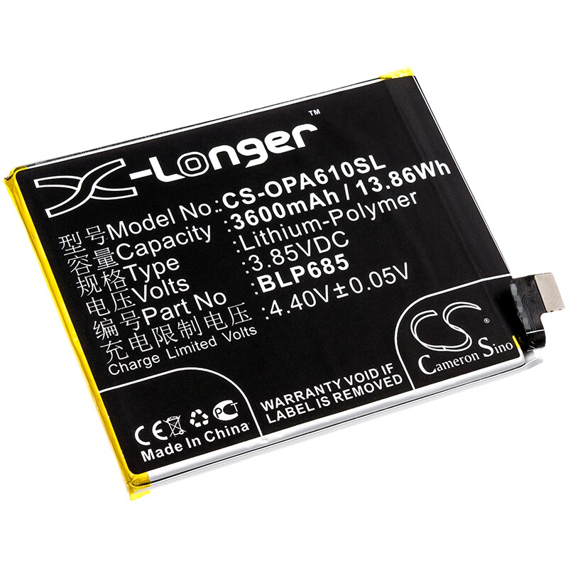 Batteri till SmartPhone, Mobil för OnePlus 6T, A6010, A6013