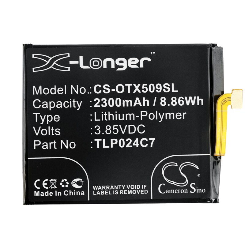 Batteri till SmartPhone, Mobil för Alcatel 1X, 1X LTE, 1X Dual SIM m.fl.