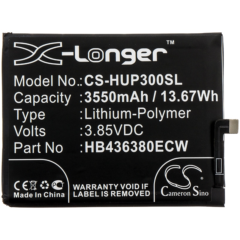 Batteri till SmartPhone, Mobil för Huawei P30, P30 Premium Edition m.fl.