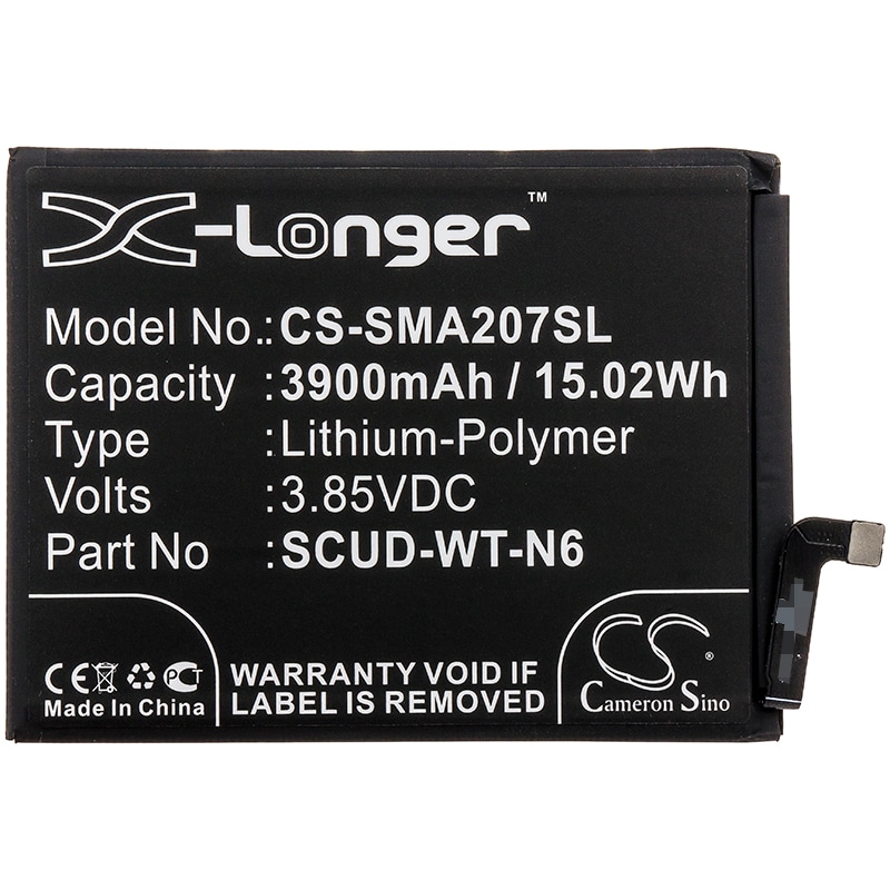 Batteri till SmartPhone, Mobil för Samsung Galaxy A20s, SM-A2070, Galaxy A20s 2019 m.fl.