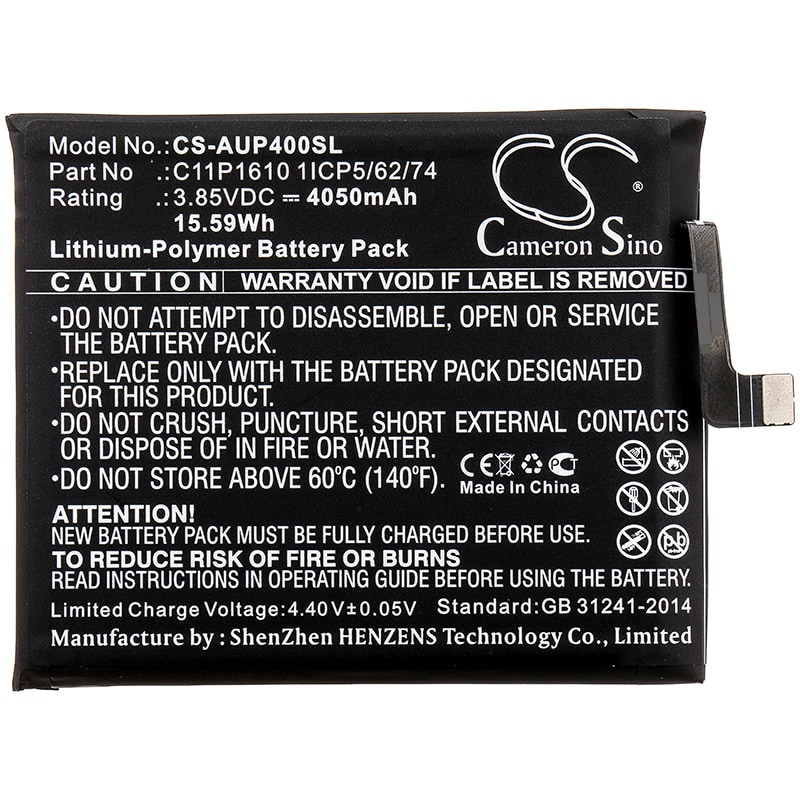 Batteri till SmartPhone, Mobil för Asus ZenFone Pegasus 4A, ZB500TL