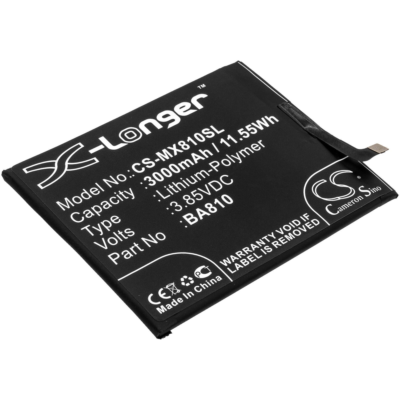 Batteri till SmartPhone, Mobil för Meizu M8C, M810H