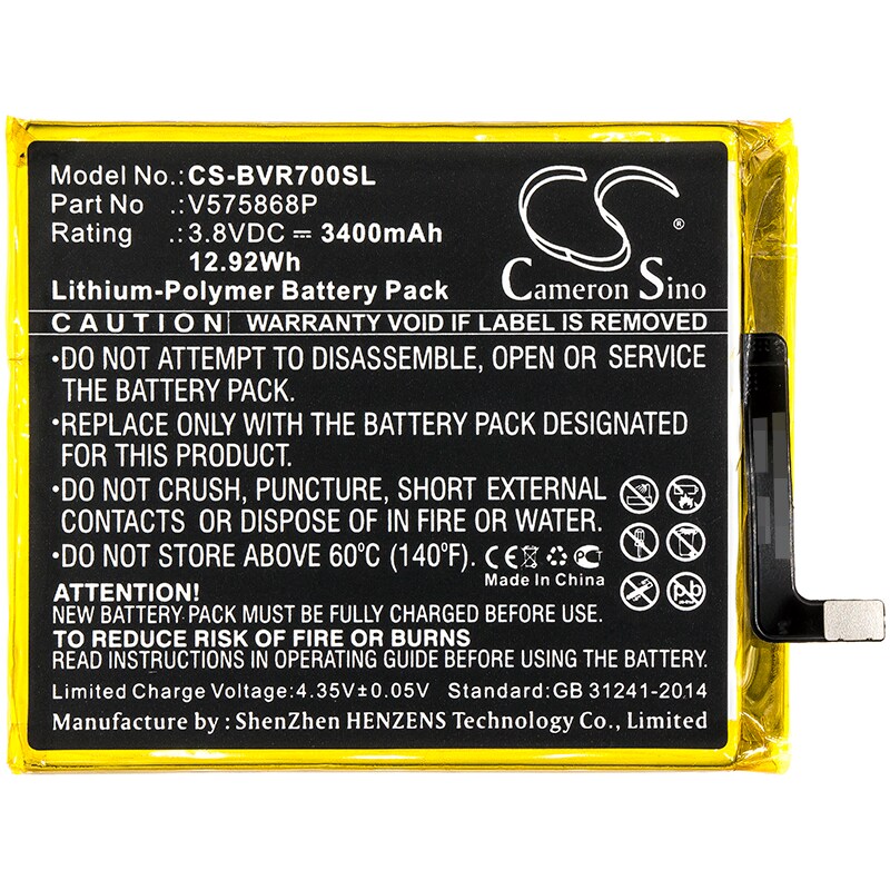 Batteri till SmartPhone, Mobil för Blackview BV7000