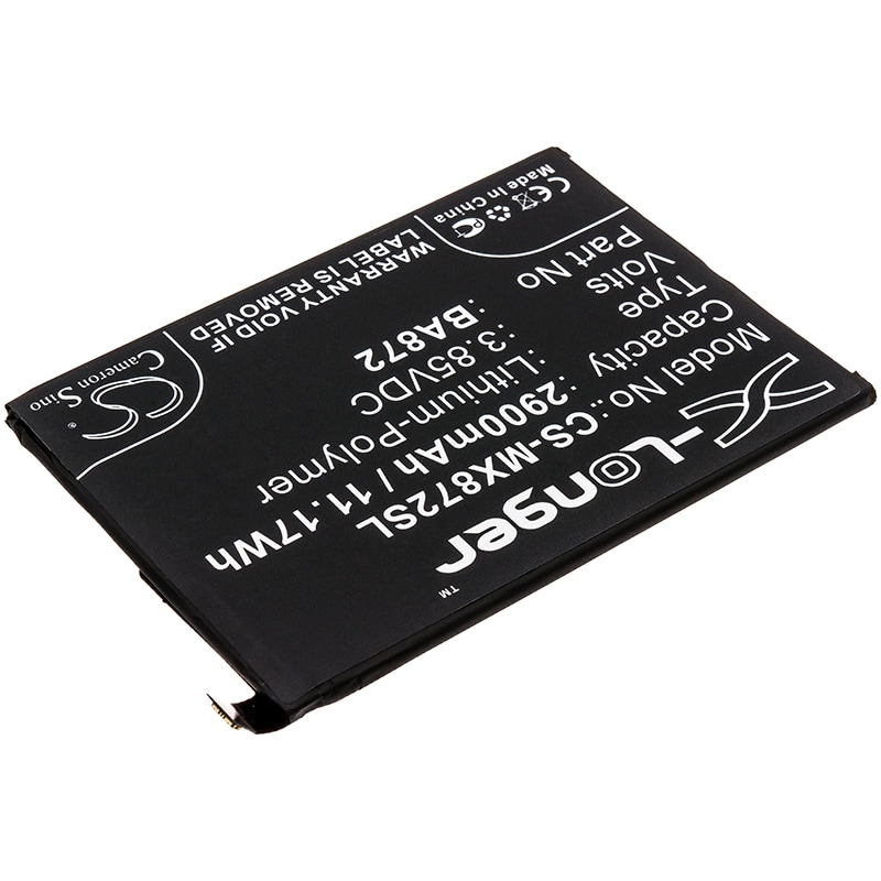 Batteri till SmartPhone, Mobil för Meizu Meilan 16X, M1872, M872H m.fl.