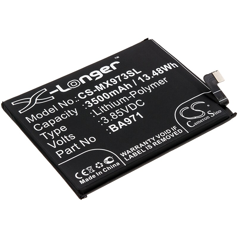 Batteri till SmartPhone, Mobil för Meizu 16S, 16S Pro, M973Q m.fl.