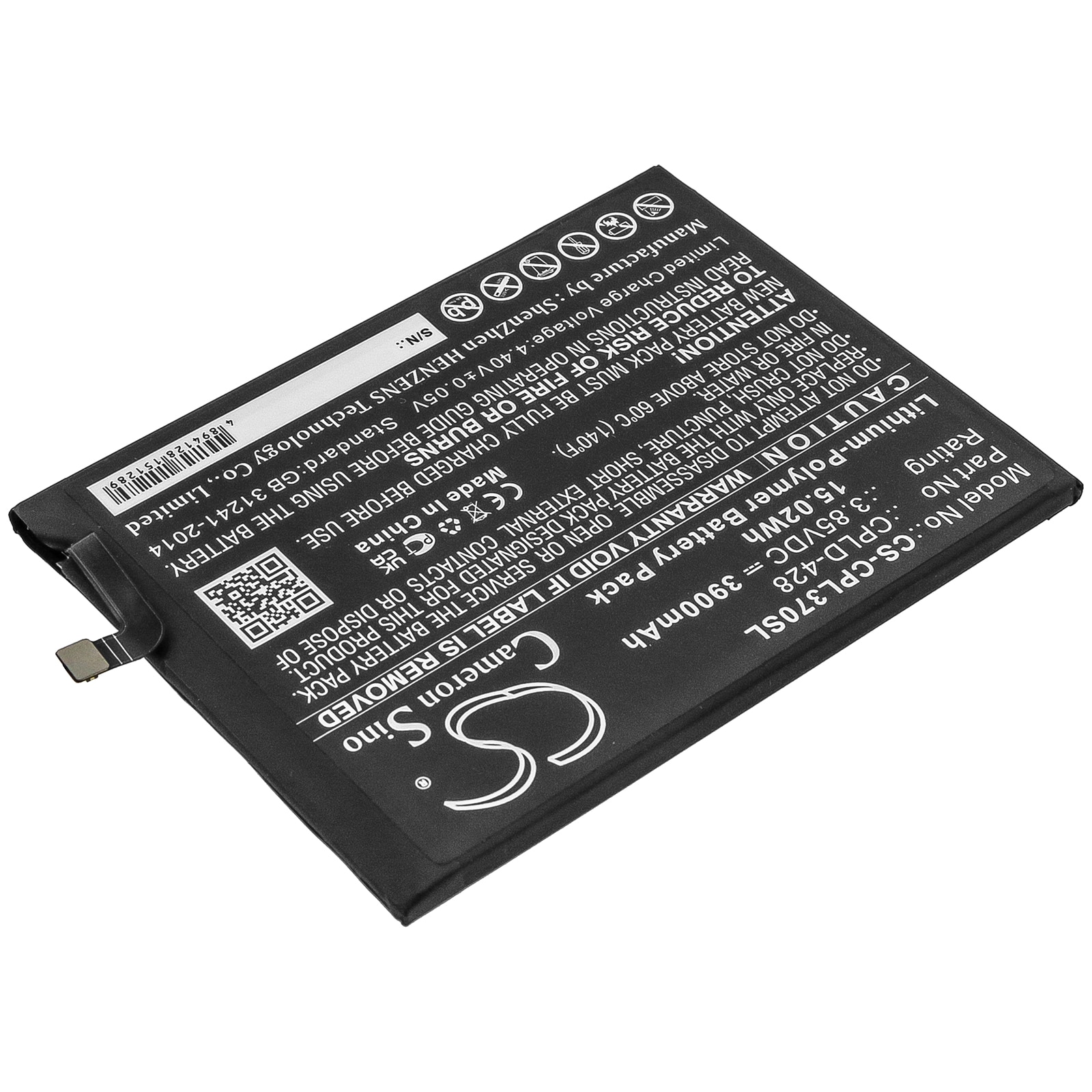 Batteri till SmartPhone, Mobil för Coolpad Legacy, CP3705AS